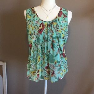 Spring floral blouse
